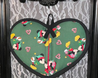 Christmas Disney Mickey & Minnie Mouse Pot Holder