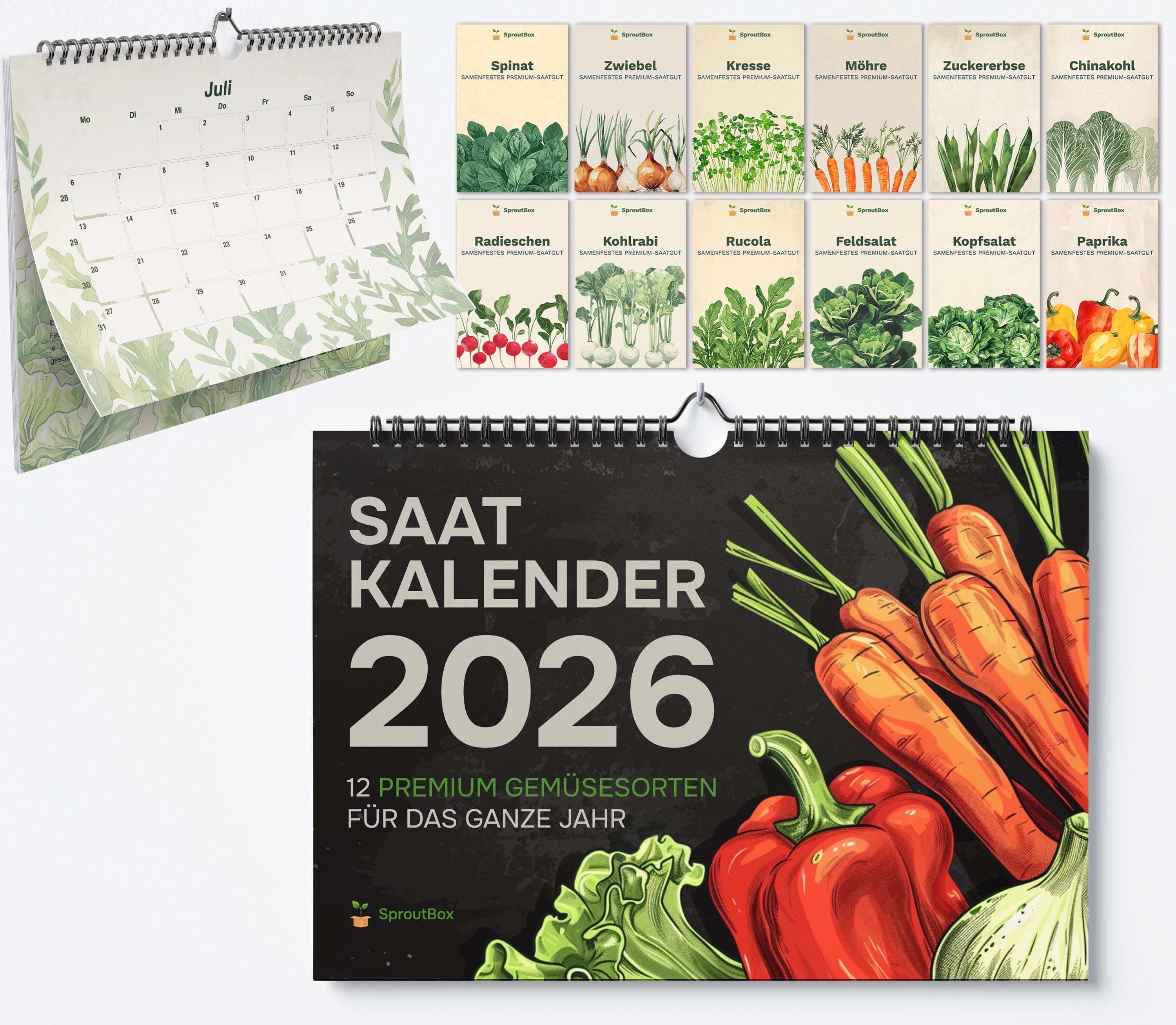 Saatgutkalender - Etsy.de