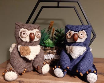 Peluche Owlbear Cub Juguete Amigurumi