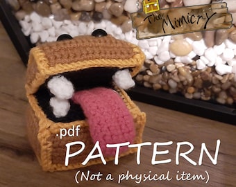 Handledning för virkmönster för amigurumi till babymimic-varelser, PDF