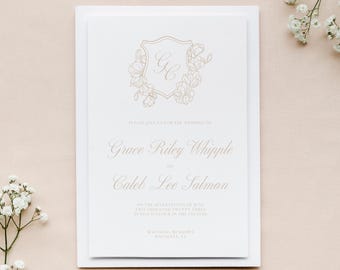 Floral Wedding Crest | Digital Download