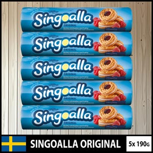 5 Packages Singoalla Original, Swedish Biscuits