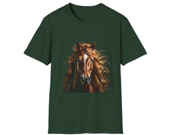 Uniseks softstyle-T-shirt American Saddlebred
