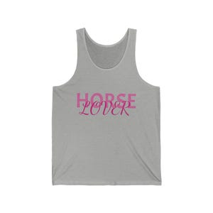 Unisex Jersey Tank Horse Lover