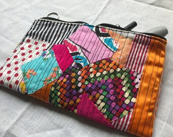 Patchwork Zip Pouch (C)