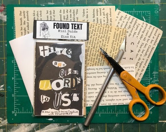 How to Use Found Text- Mini Guide Zine & Kit