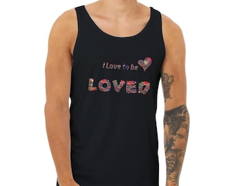 ユニセックスコットンタンクトップ：サマーノースリーブTシャツ