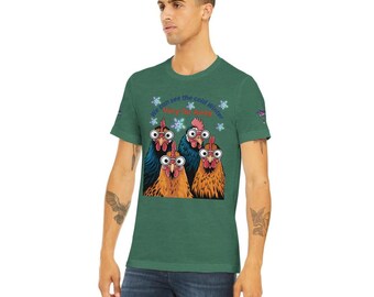 ユニセックス トライブレンド クルーネック Tシャツ：ソフトカジュアルスタイル