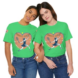 Tennis Queen Unisex Tee, Sports T-shirt, Tennis Lover Shirt, Athletic Wear, Tennis Player Gift