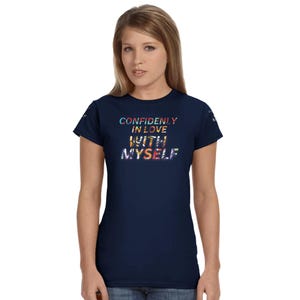 Self Love T-Shirt - Ermächtigendes grafisches T-Shirt für Frauen - Motivierende Positive Vibes Bekleidung