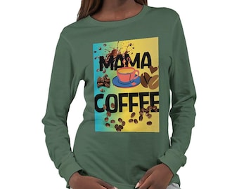 Camiseta "Mamá Café": Divertida camiseta gráfica para amantes de la cafeína