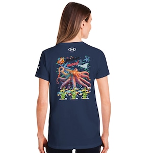 Cozy Octopus Crewneck T-Shirt | Gift for Her | Perfect for Octopus Lovers