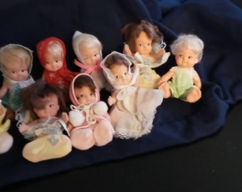 10 Little Hong Kong vintage baby dolls