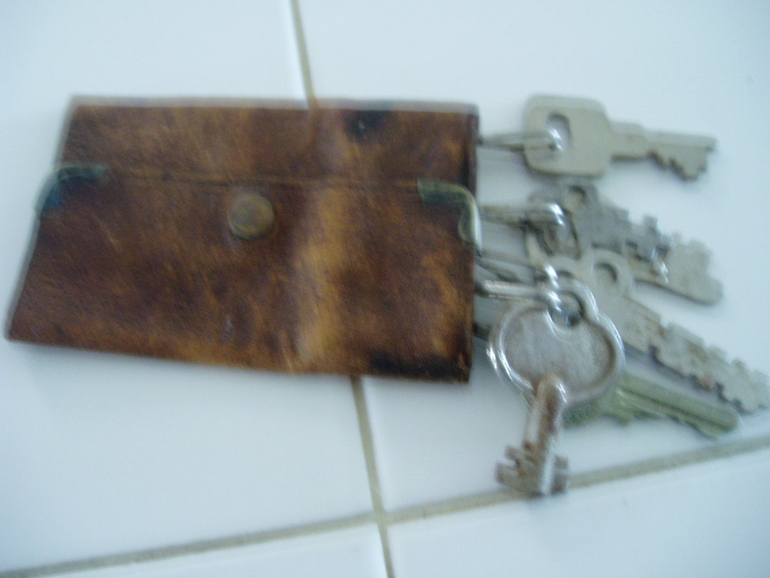 Old Style Key Rings Very Old Leather Key Ring With 6 Old Keys and a Surprise. - Etsy