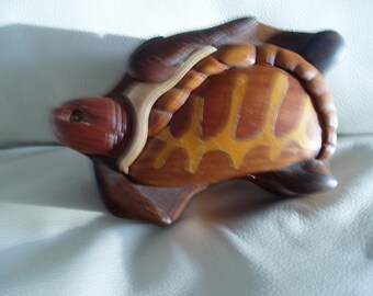 Hawaiian Wood Turtle Box/Container