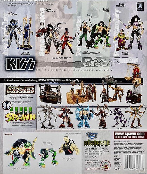 Mcfarlane Toys Kiss Gene Simmons the Ringmaster Psycho Circus