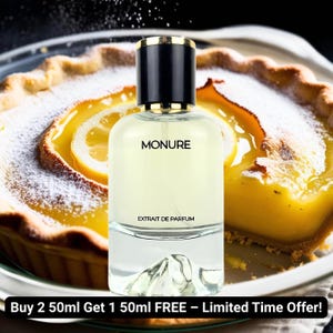 Lemon Pie Extrait de Parfum, cytrusowe perfumy dla kobiet marki Monure Kup 2 opakowania 50 ml i otrzymaj 1 opakowanie 50 ml GRATIS – oferta ograniczona czasowo!