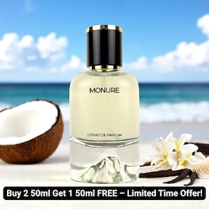 Coconut Summer Extrait de Parfum, Lactonic Summer Perfume Unisex by Monure I Buy 2 50ml Get 1 50ml FREE – Limited Time Offer!