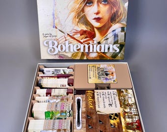 Bohemians-spelbijlage | 3D-geprinte bordspelorganizer