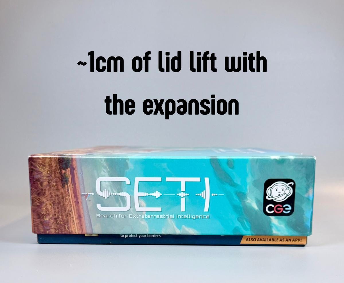 SETI + 拡張オーガナイザー | 3Dプリントゲームインサート - Etsy 日本