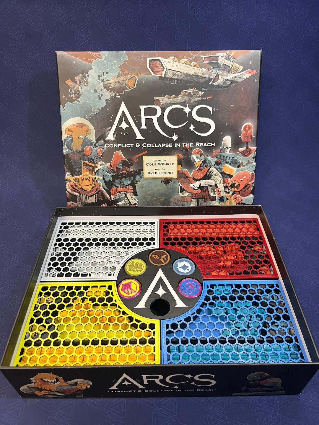 Arcs Board Game Insert | Compatible With Leaders & Lore - Etsy