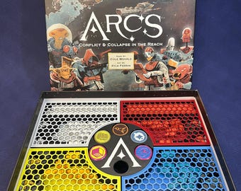Arcs - Game Insert | Compatible with Leaders & Lore | Organizer | 3D Printed | Compatible With Sleeved Cards