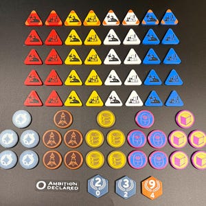 Arcs Board Game Token Upgrade Set