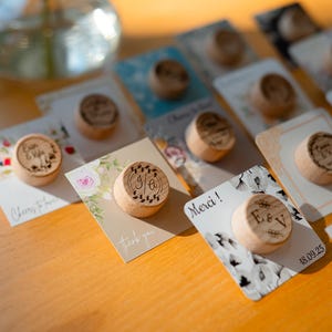 Brautparty Gastgeschenk, Weinflaschen Korken, klassische Dankeschön Karte, Gastgeschenk Hochzeit, Junggesellinnenabschied Save the Date