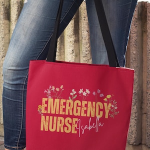 Krankenschwester Tragetasche, personalisierte Krankenschwester Tasche, Wertschätzung Geschenk, Krankenpflegeschülerin, Krankenschwester Tag, Geschenk für neue Krankenschwester, Krankenschwester Abschlussgeschenk