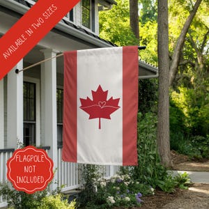 Team Canada Flag, Canadian Flag, Maple Leaf Garden Banner, Democratic Flag, Canadian Patriot Gift, Anti Trump Sign, Political Liberal Banner