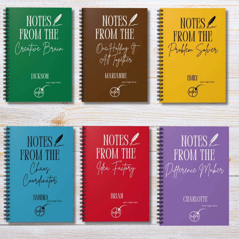 Custom Bulk Notebook Gift for Staff Appreciation, Employee Christmas ...