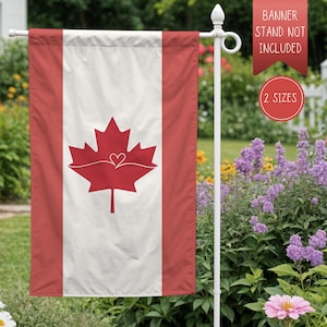 Team Canada Flag, Canadian Flag, Maple Leaf Garden Banner, Democratic Flag, Canadian Patriot Gift, Anti Trump Sign, Political Liberal Banner