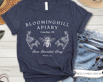 Personalized Apiary Farm Shirt, Bee Lover, Custom Beekeeper Gift, Honeybee Tshirt, Gift For Bee Keeper, Nature Lover Tee, Bee Farmer Shirt
