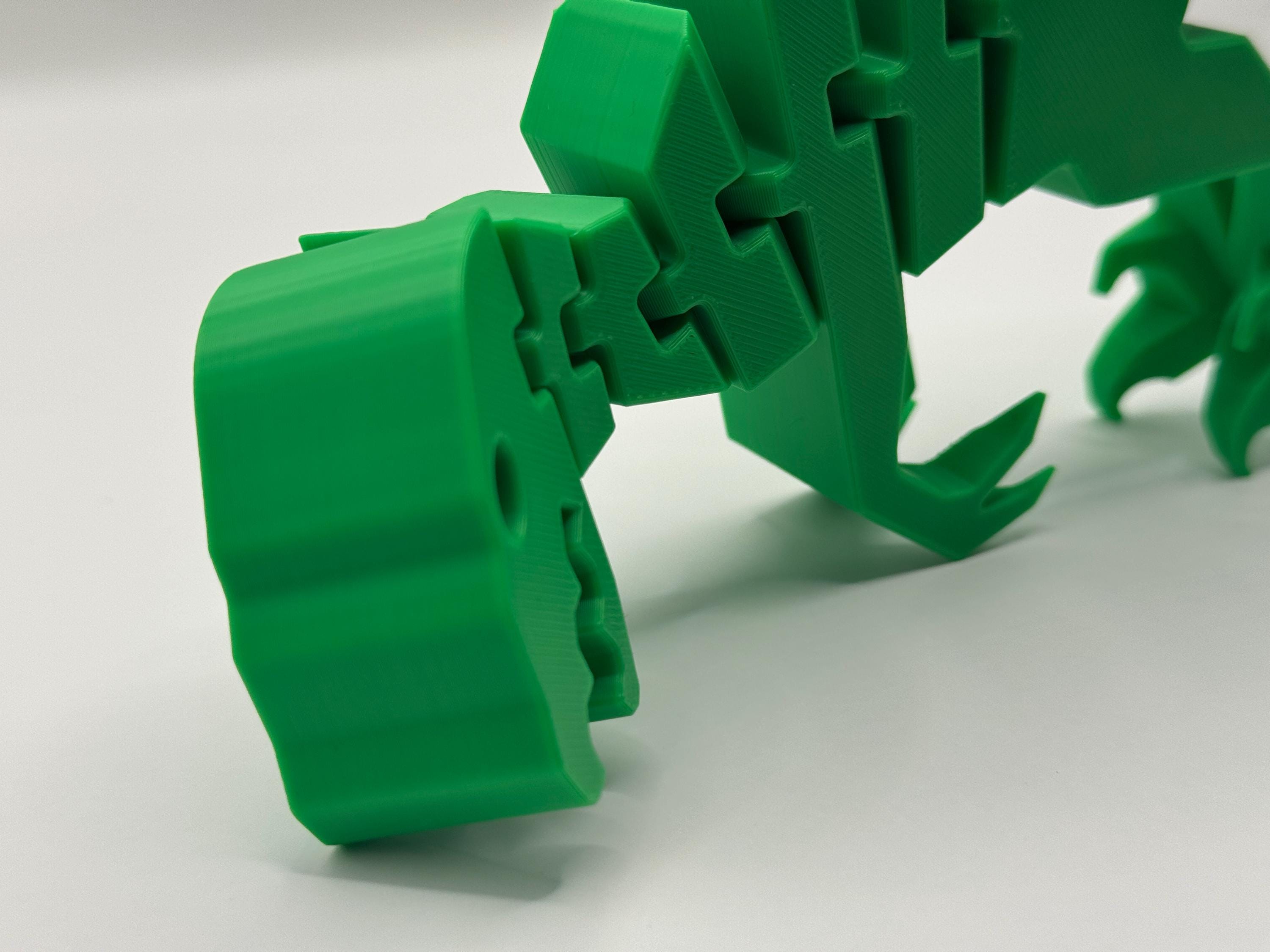 Posable Raptor Articulated 3D Printed Flexi Raptor Dinosaur Toy | Flexible Posable T ...