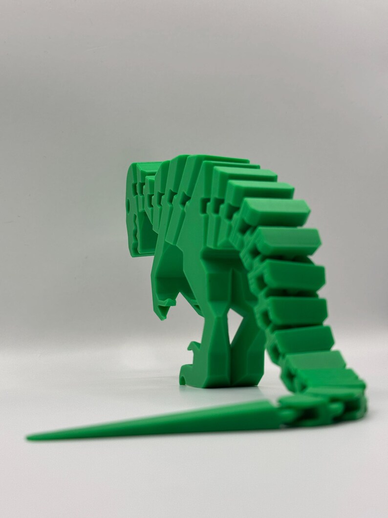 Posable Raptor Articulated 3D Printed Flexi Raptor Dinosaur Toy | Flexible Posable T ...