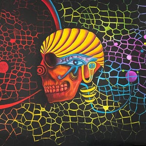 Peinture à l'huile abstraite peinte à la main - « Transformation », peinture à l'huile moderne, peinture à l'huile aux couleurs vives, toile d'oeuvre d'art abstraite colorée,