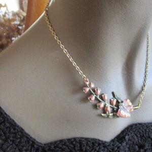 Final Sale One Of A Kind Lily Of The Valley Necklace,  Original Design Lily Of The Valley Necklace,