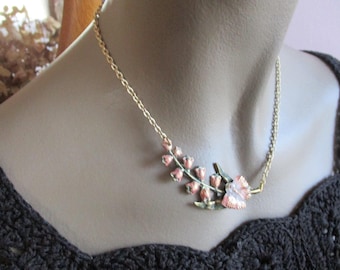Final Sale One Of A Kind Lily Of The Valley Necklace,  Original Design Lily Of The Valley Necklace,