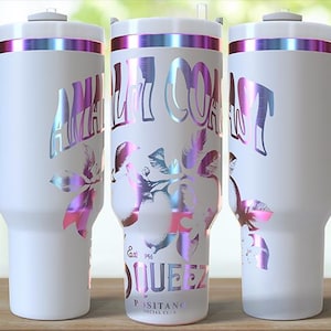 40oz Amalfi Coast Laser Engraved Digital Download | PNG & SVG Files | High Quality 300 DPI | Tumbler Design | Lemon Citrus Theme