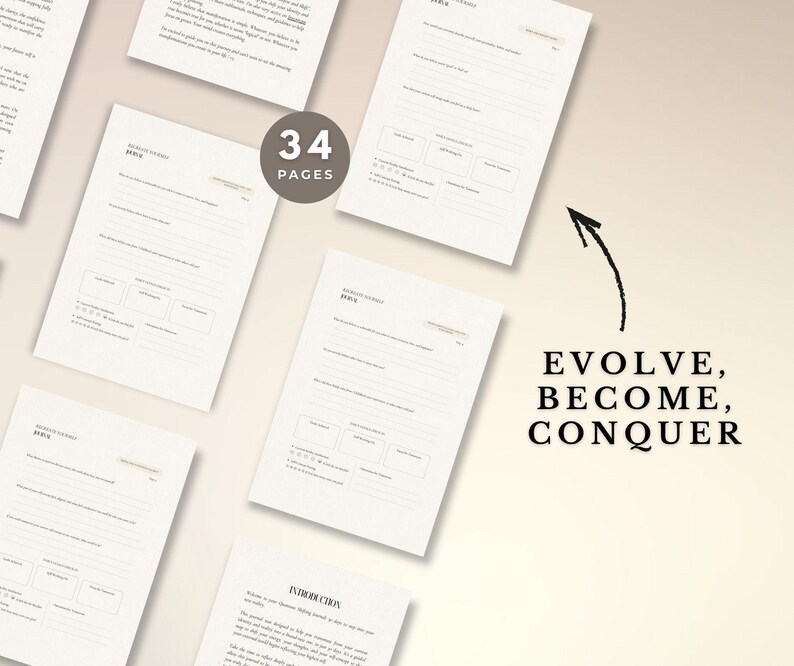 This journal to recreate yourself was designed for self-growth and confidence in building your best life. It serves as a workbook for intentional identity shifting and emotional healing