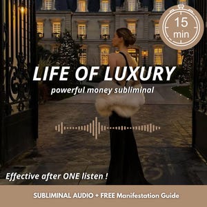 Lyxlivsstil Gamla pengar Subliminal för rikedom och överflöd Manifestation Ljud för elegans Subliminal Högklassig livsstil Rik