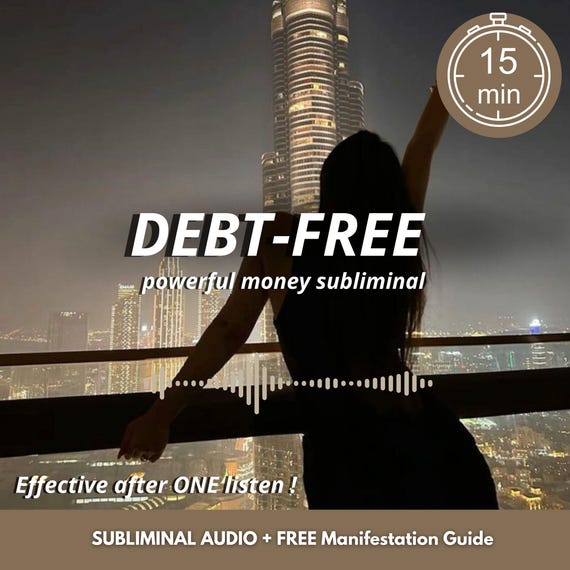 Get Out of Debt Subliminal to Clear Debt Free Spell Attract Money Pay Loans and Bills Meditation Audio Law of Attraction Manifest Money Fast