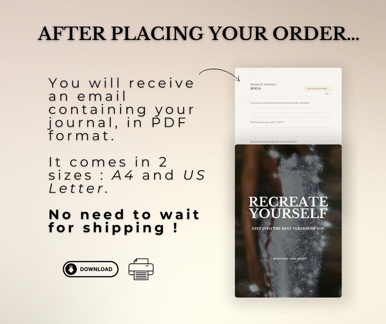 This journal to recreate yourself was designed for self-growth and confidence in building your best life. It serves as a workbook for intentional identity shifting and emotional healing