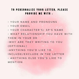 This channeled letter from your DR crush can be used as a booster to help you shift and quantum jump into your desired reality. Whether it’s an existing comfort character or a crush you imagined, I’ll write a custom letter that’s 100% personalizable to make you feel like you are already in your DR ! This letter is also a great gift idea for shifters !