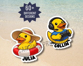Rubber Ducks - Personalized Cruise Door Magnet with Custom Text
