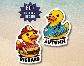 Rubber Ducks - Personalized Cruise Door Magnet with Custom Text