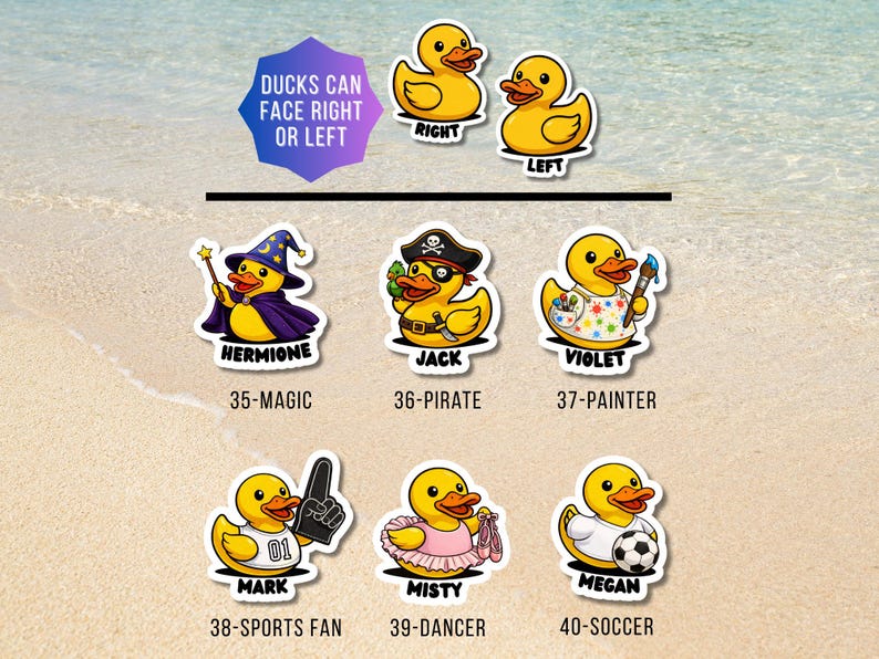Rubber Ducks - Personalized Cruise Door Magnet with Custom Text image 9