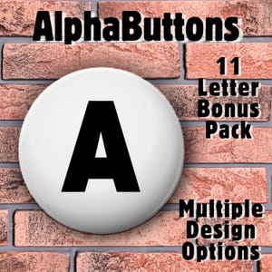 AlphaButtons - 11 Letter Bonus Set
