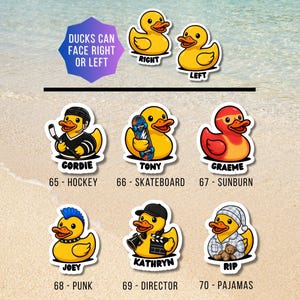 Rubber Ducks - Personalized Cruise Door Magnet with Custom Text image 14