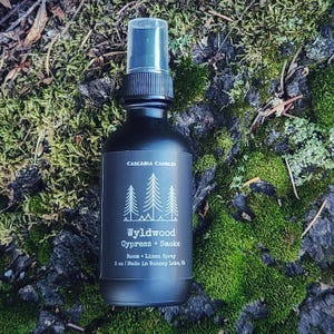 Wyldwood Room + Linen Spray || cypress + smoke || 2 oz room spray || home fragrance || spooky home decor || gothic fragrance
